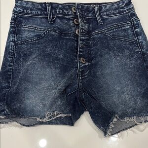Size 2- American Eagle - Denim Blue Women's Shorts- worn 1 time
